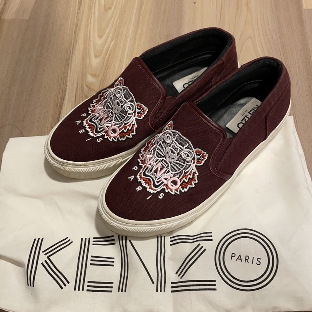 Sale Kenzo K-Skate Tiger Slip On Sneakers